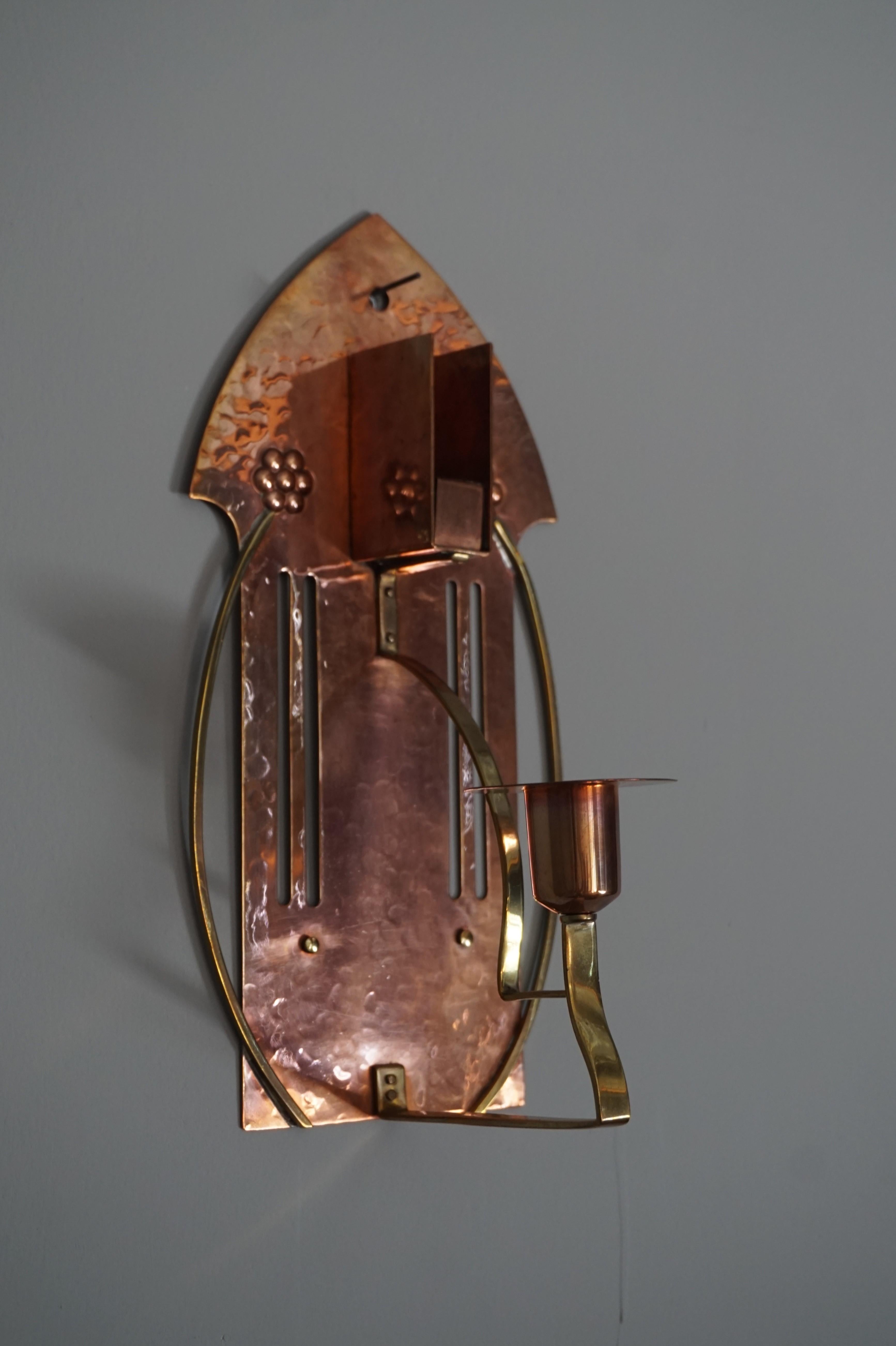 copper wall sconce candle