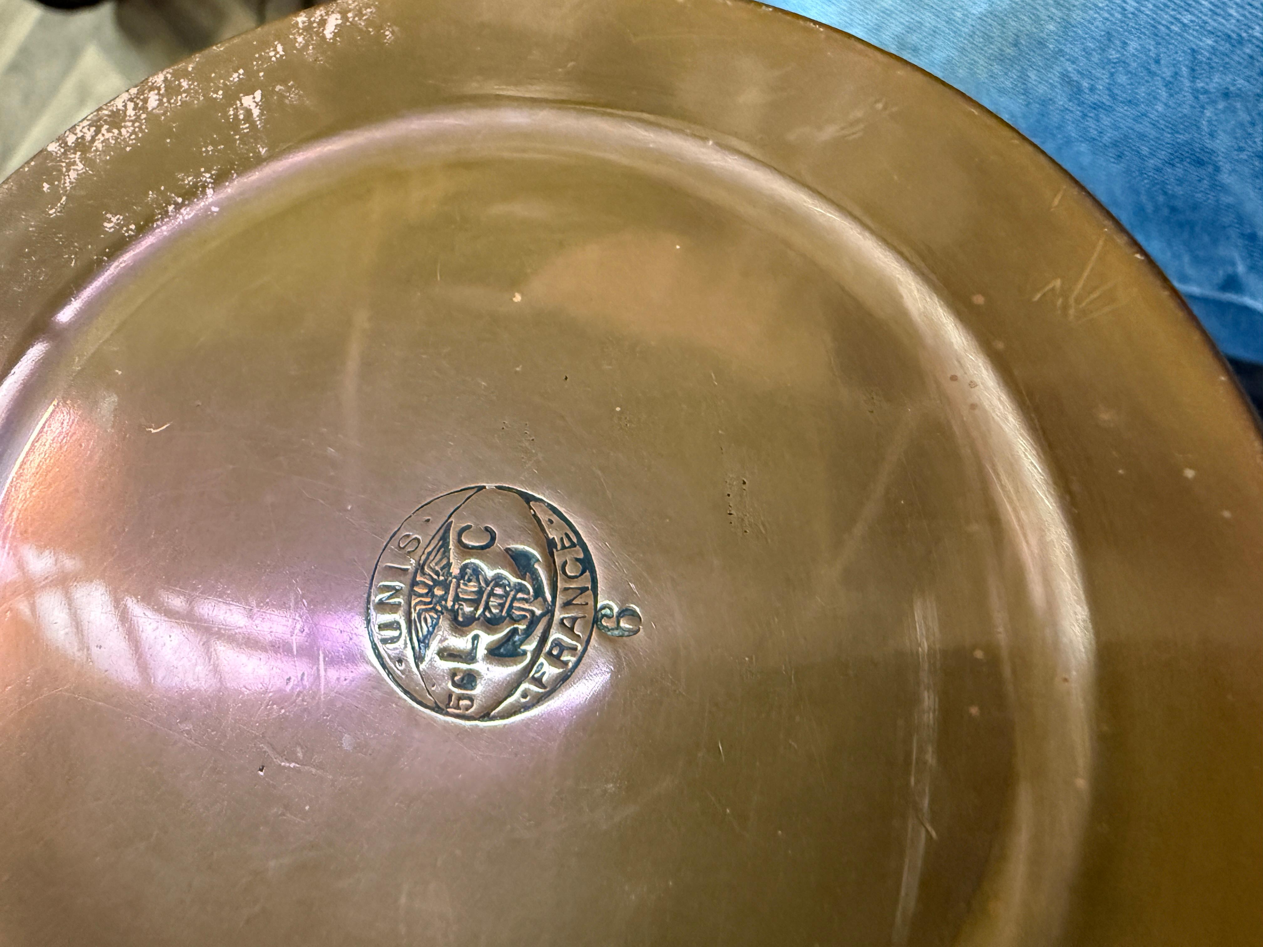 Rame Collection'S di Arts and Craft in rame per la colazione  Una buona collezione in vendita