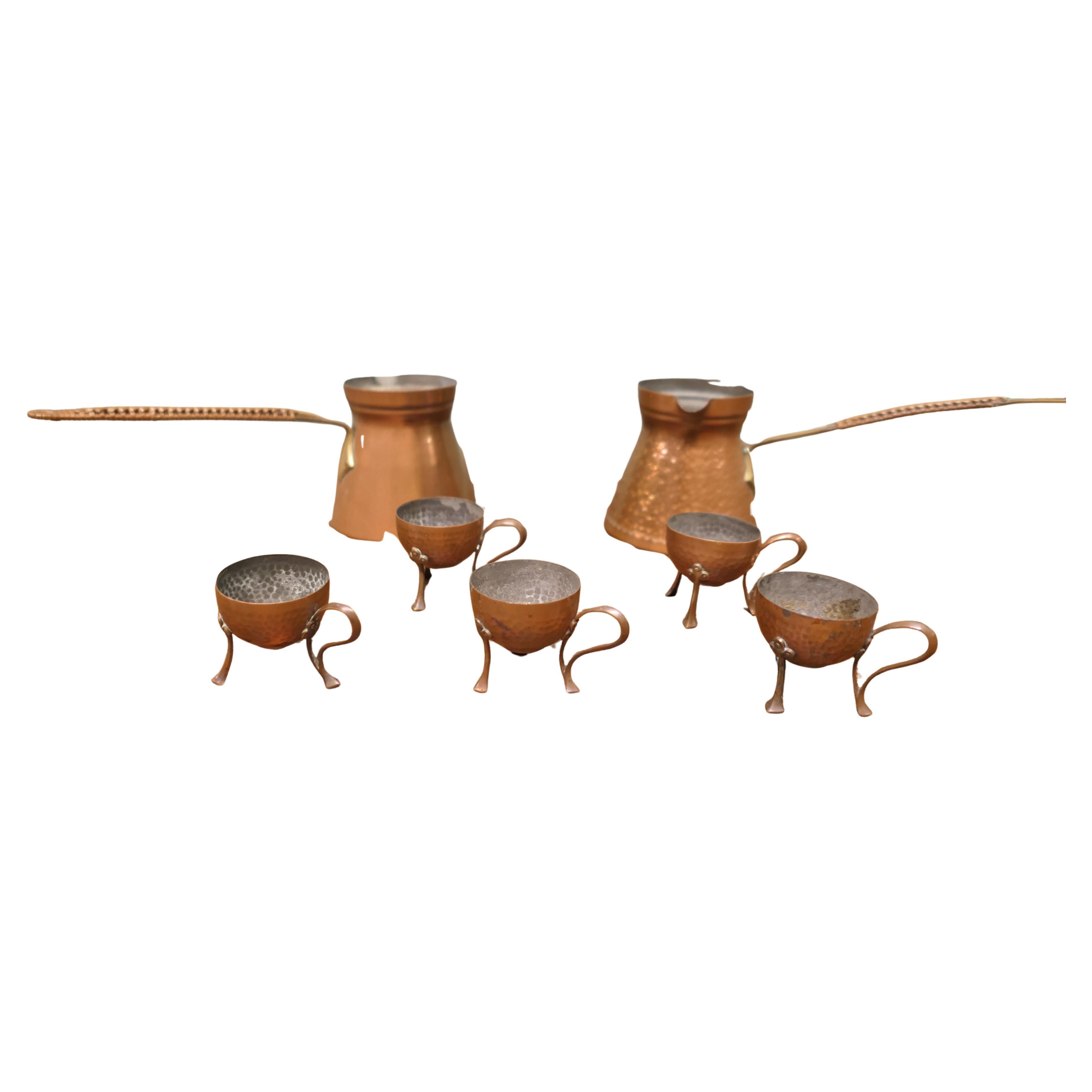 Arts and Crafts Copper Breakfast Collection  A good collection