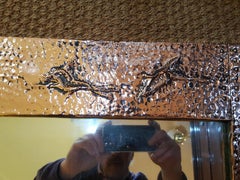 Arts & Crafts Copper Mirror