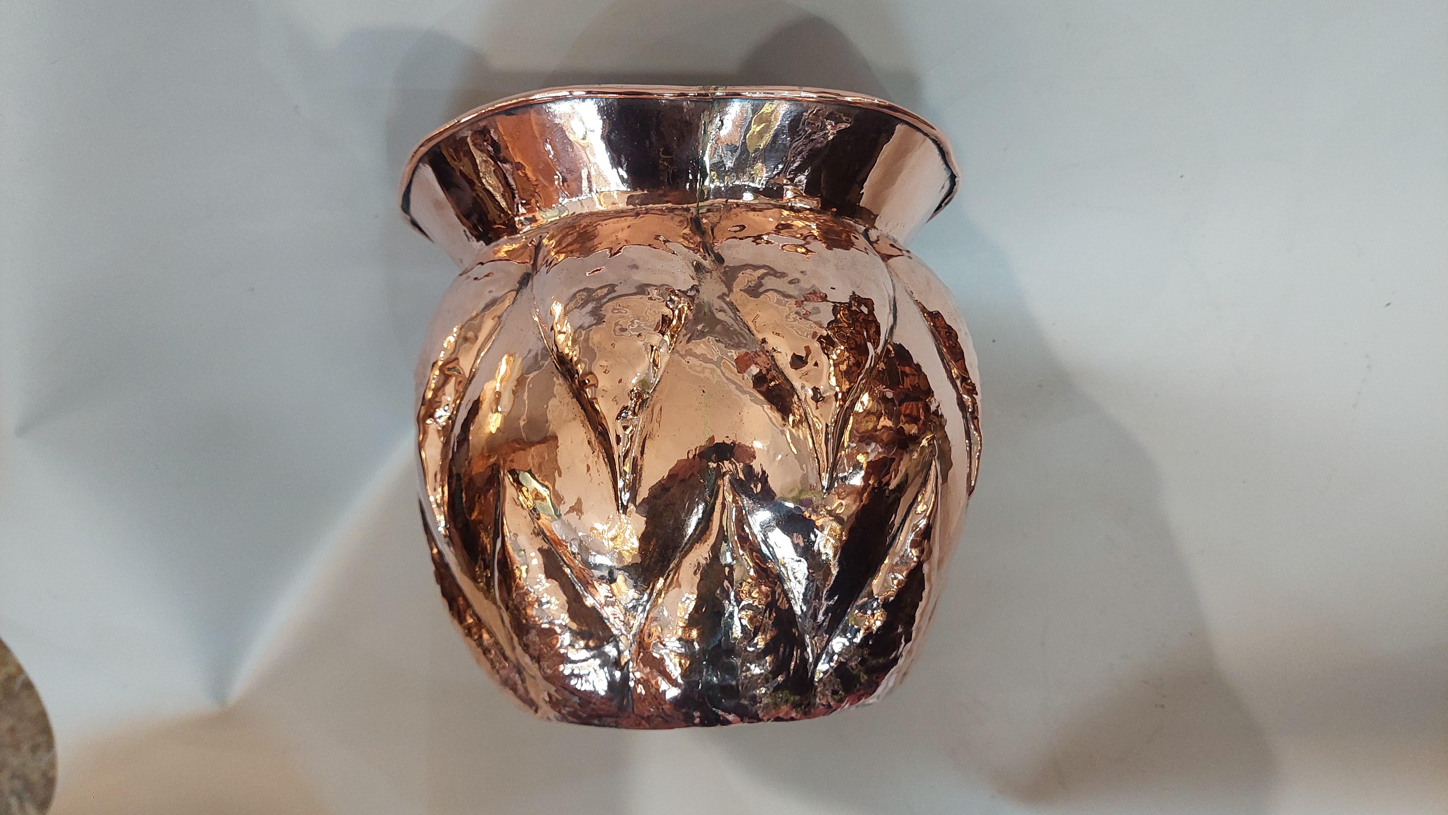 Arts and Crafts Copper Planter Jardiniere For Sale 2