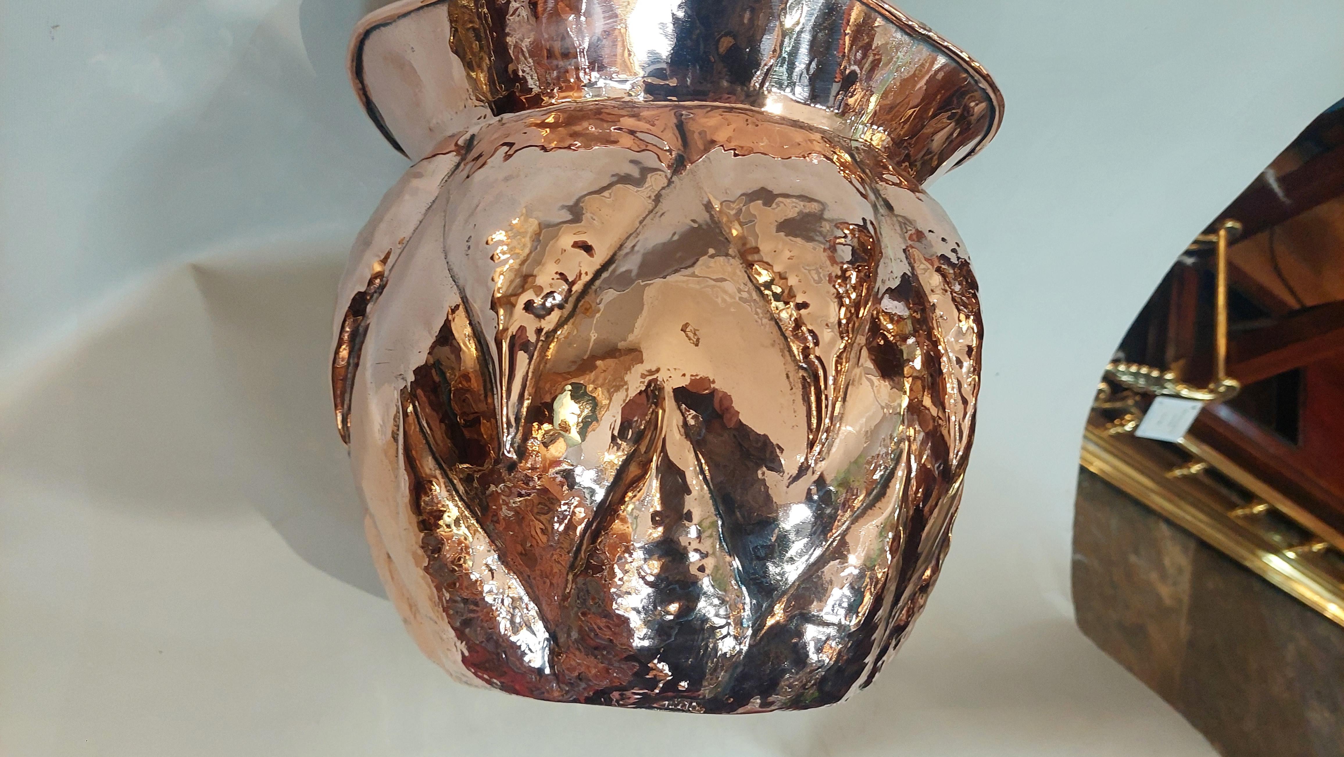 Arts and Crafts Copper Planter Jardiniere For Sale 3