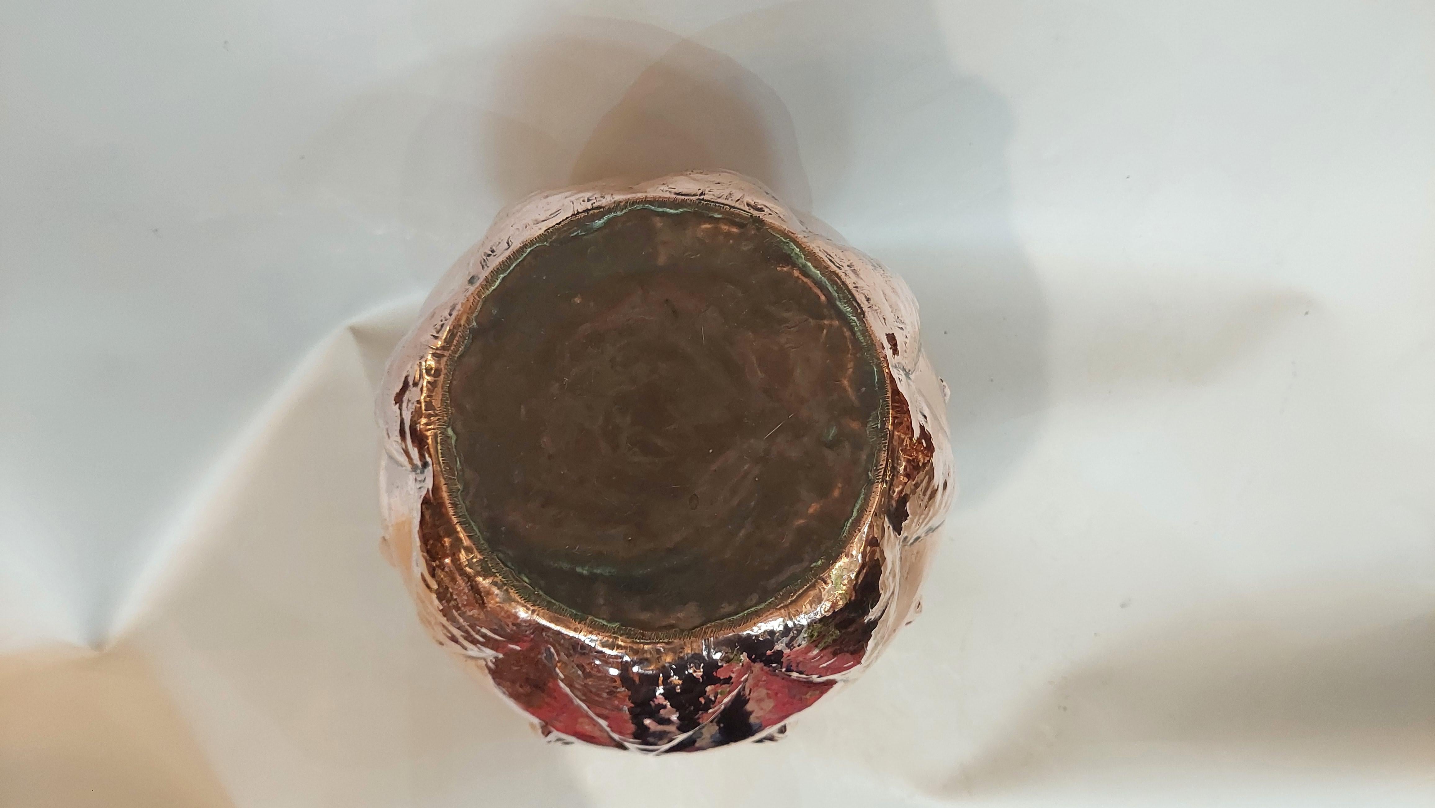 Arts and Crafts Copper Planter Jardiniere For Sale 4
