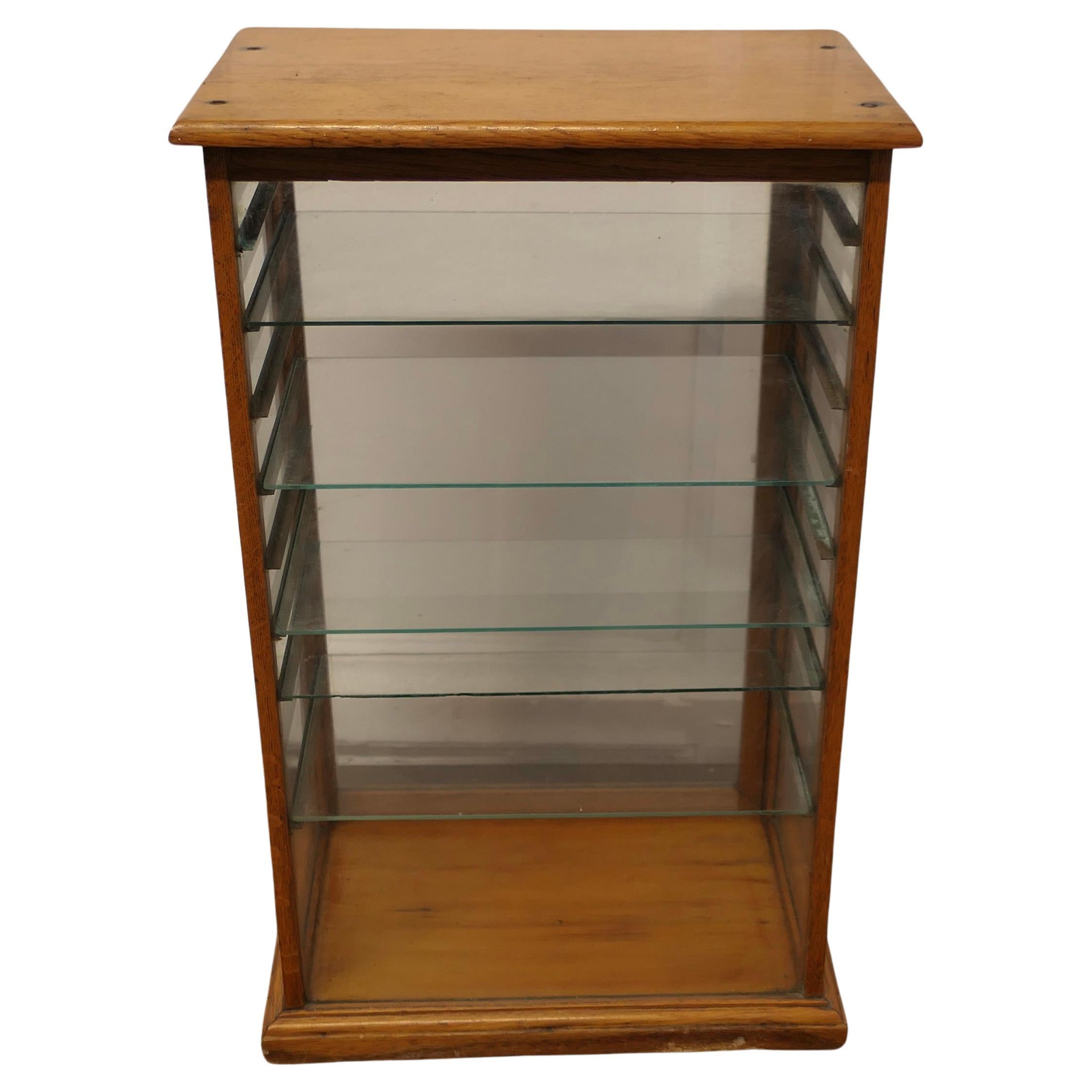 Arts and Crafts Counter Top Shop Display Cabinet, Watches, Jewellery    