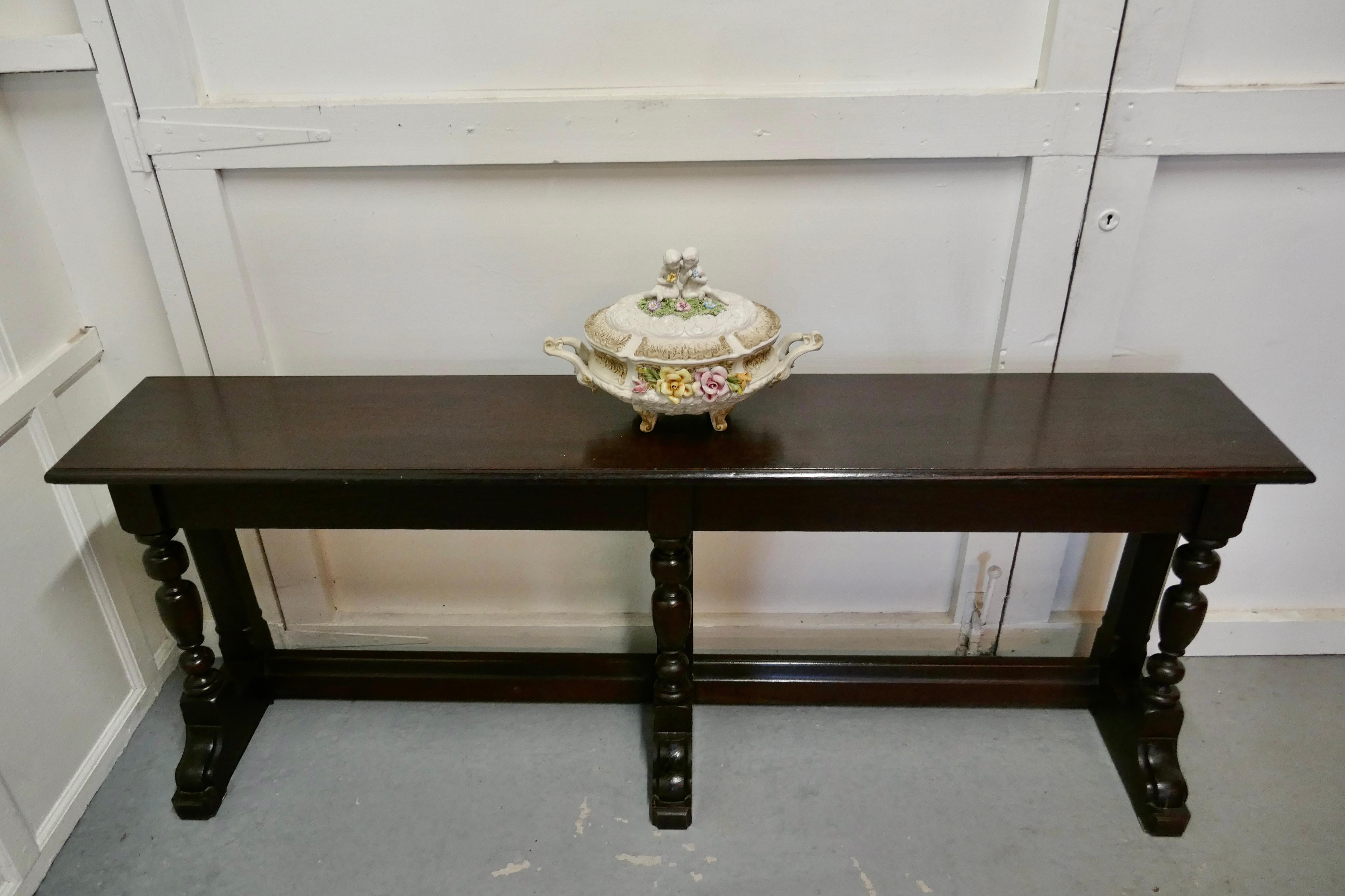 Arts and Crafts Arts & Crafts Country Oak Hall Table