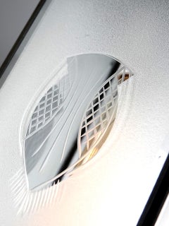 Arts and Crafts Cut Glass Box Pendent