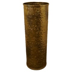 Arts
Crafts Embossed Brass Stick Stand, Umbrella Stand Arts
Crafts Embossed Brass Stick Stand, Umbrella Stand