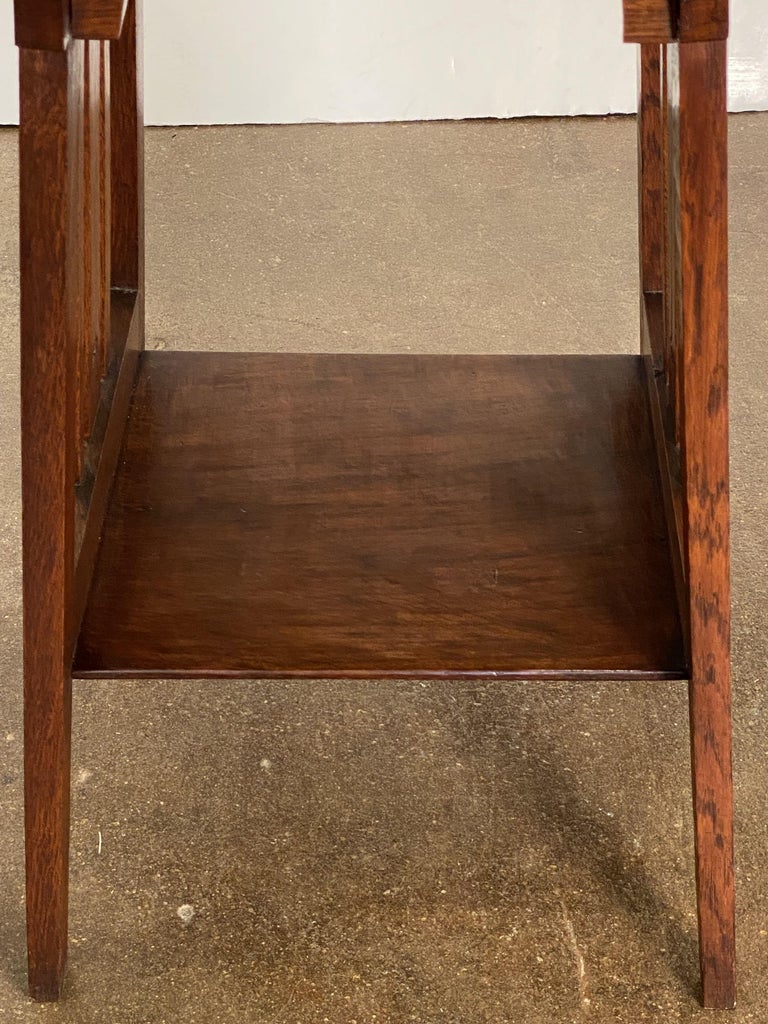 Arts and Crafts Era Round Occasional Table of Oak from England at ...