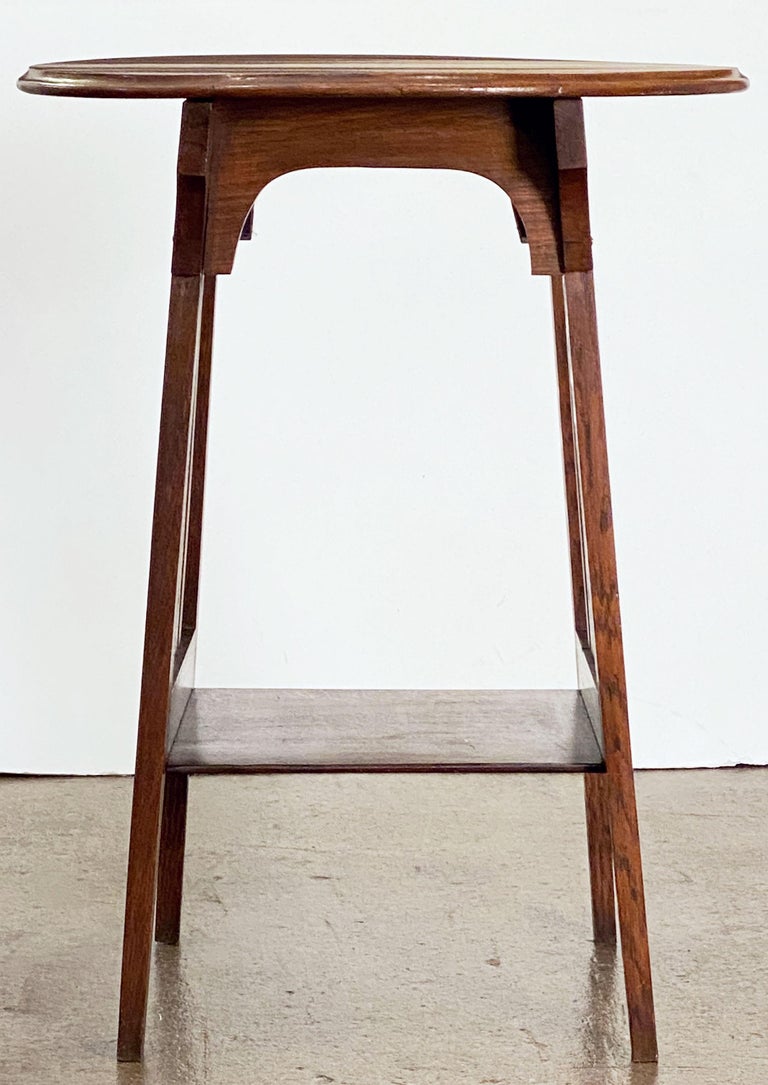 Arts and Crafts Era Round Occasional Table of Oak from England at 1stDibs | arts and crafts side ...
