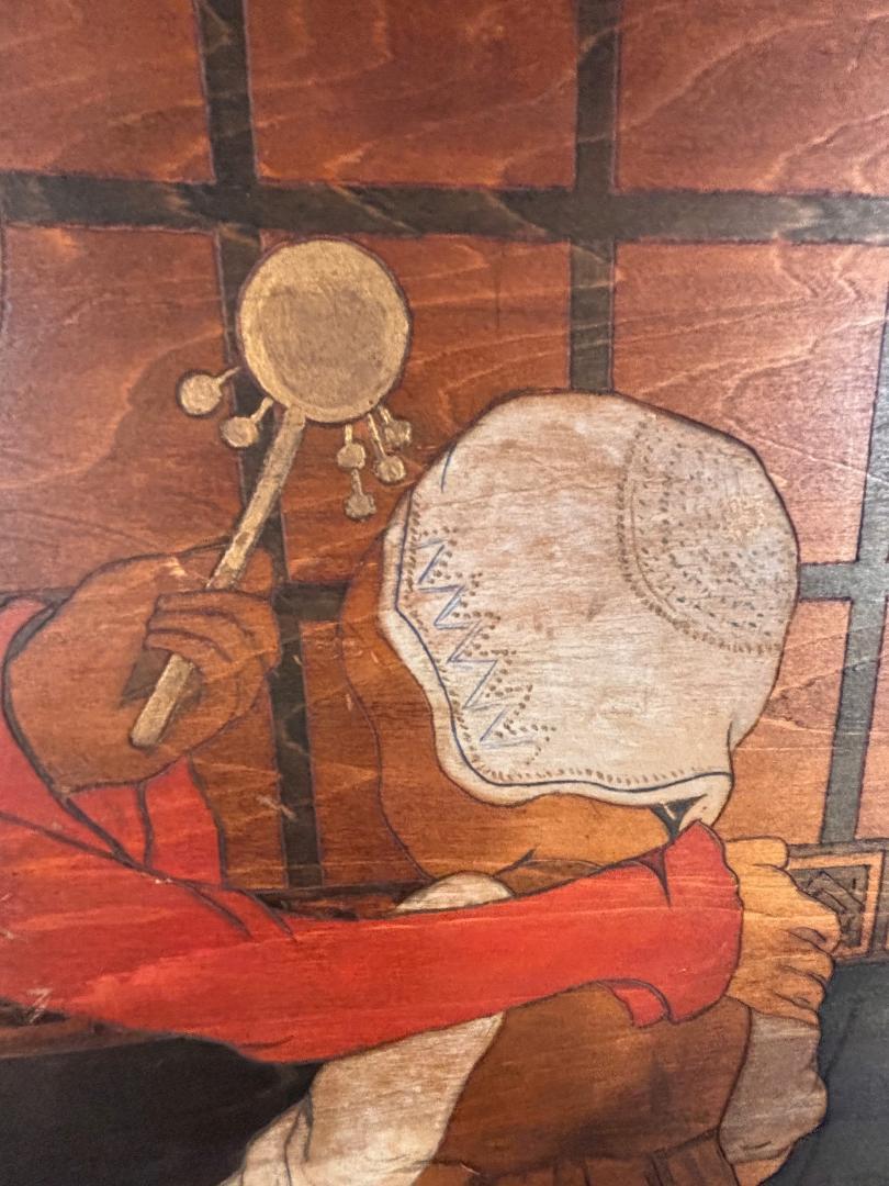 Arts And Crafts Fire Screen, Signed Arthur Grinnell 1854-1924 For Sale 8