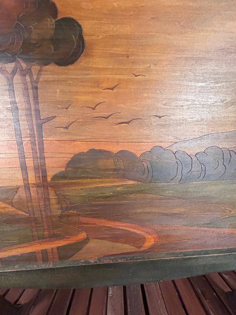 Arts And Crafts Fire Screen, Signed Arthur Grinnell 1854-1924 In Good Condition For Sale In South Burlington, VT