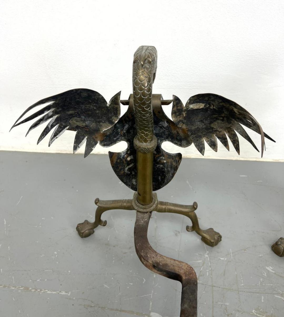 Chenets Arts and Crafts datant d'environ 1900 en vente 7