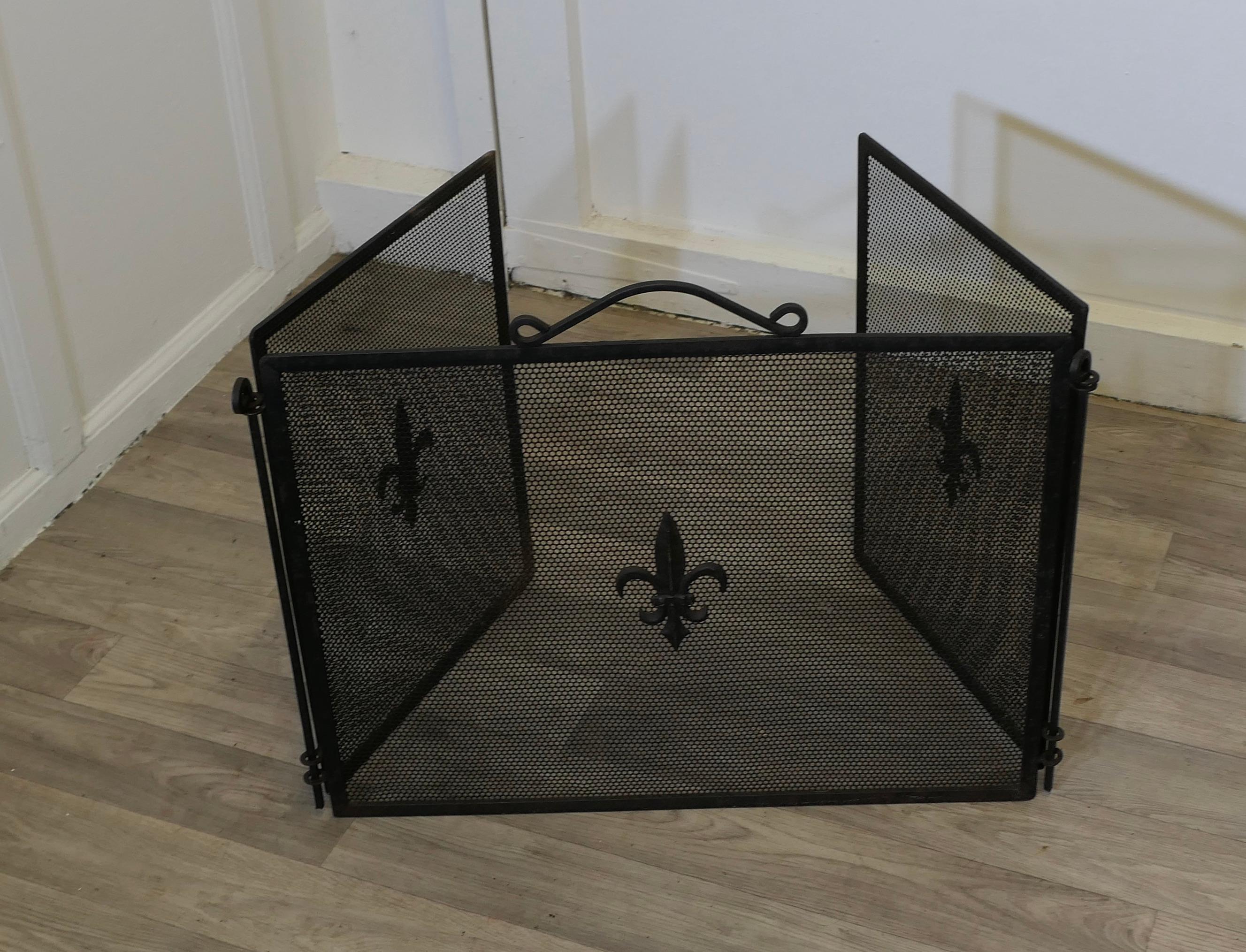 Pare-feu pliable Craft, pare-étincelles en vente 1