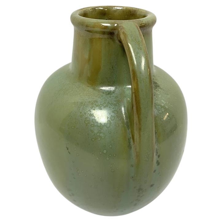 Arts et métiers Fulper  Vase Dual Handle Pottery (1917-1927) Bon état - En vente à Bridgeport, CT