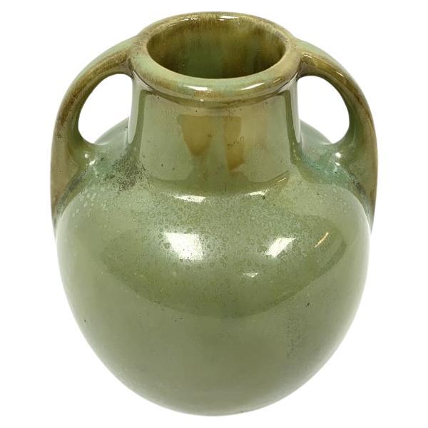 20ième siècle Arts et métiers Fulper  Vase Dual Handle Pottery (1917-1927) en vente