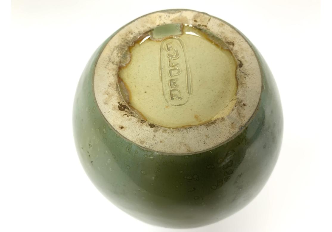 Poteries Arts et métiers Fulper  Vase Dual Handle Pottery (1917-1927) en vente