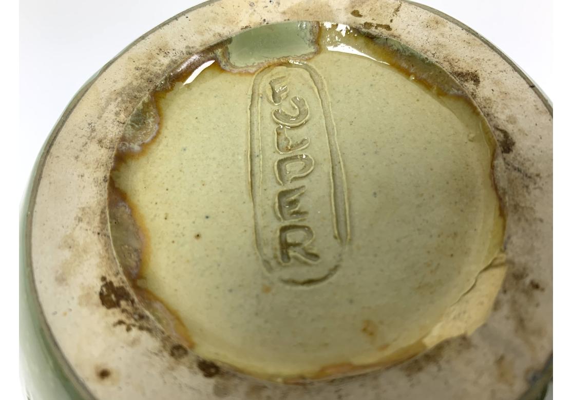 Arts et métiers Fulper  Vase Dual Handle Pottery (1917-1927) en vente 1