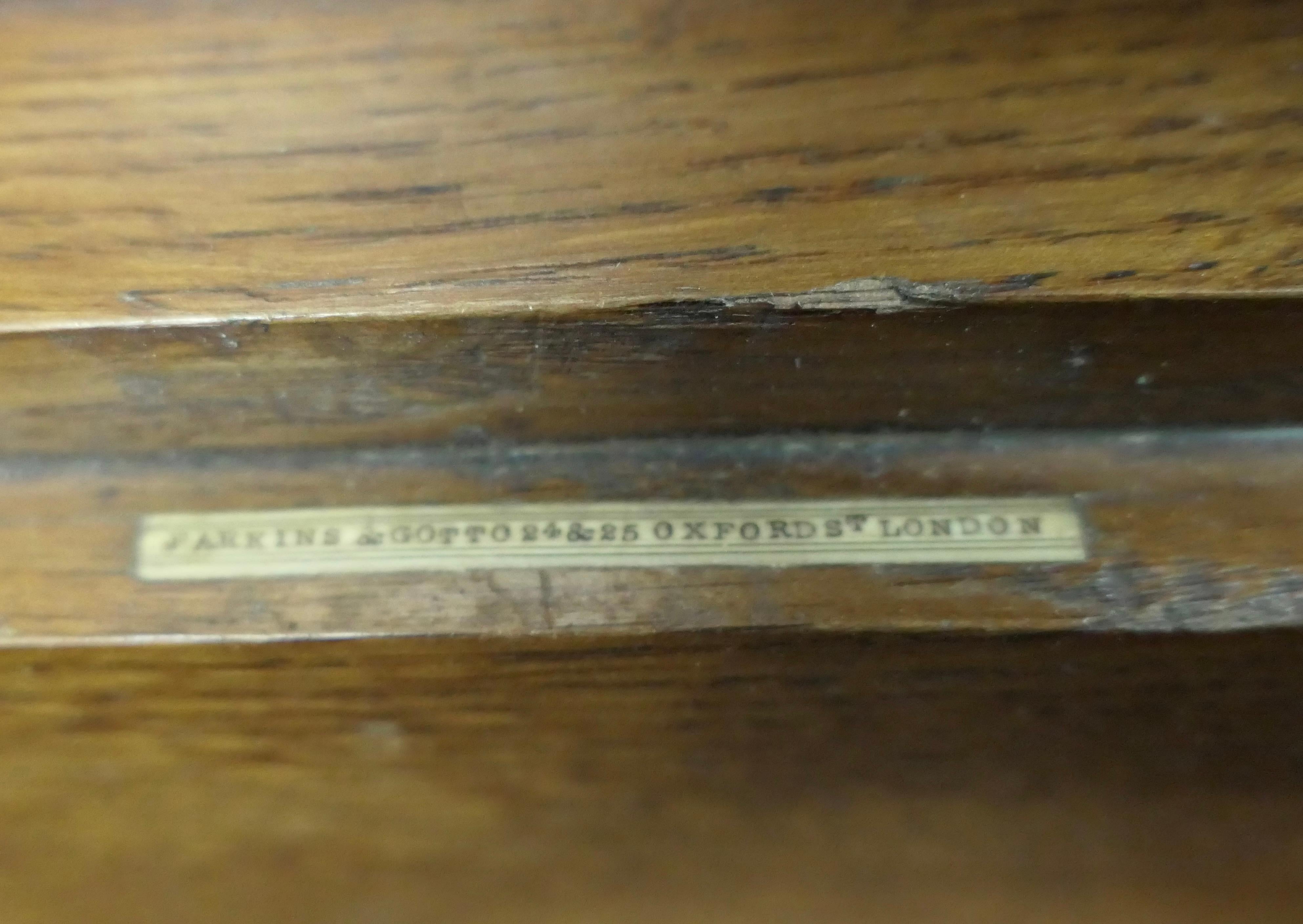 Arts and Crafts Golden Oak Correspondence, Post or Letter Box For Sale 1