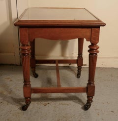 Arts and Crafts Golden Oak Low Occasional Table