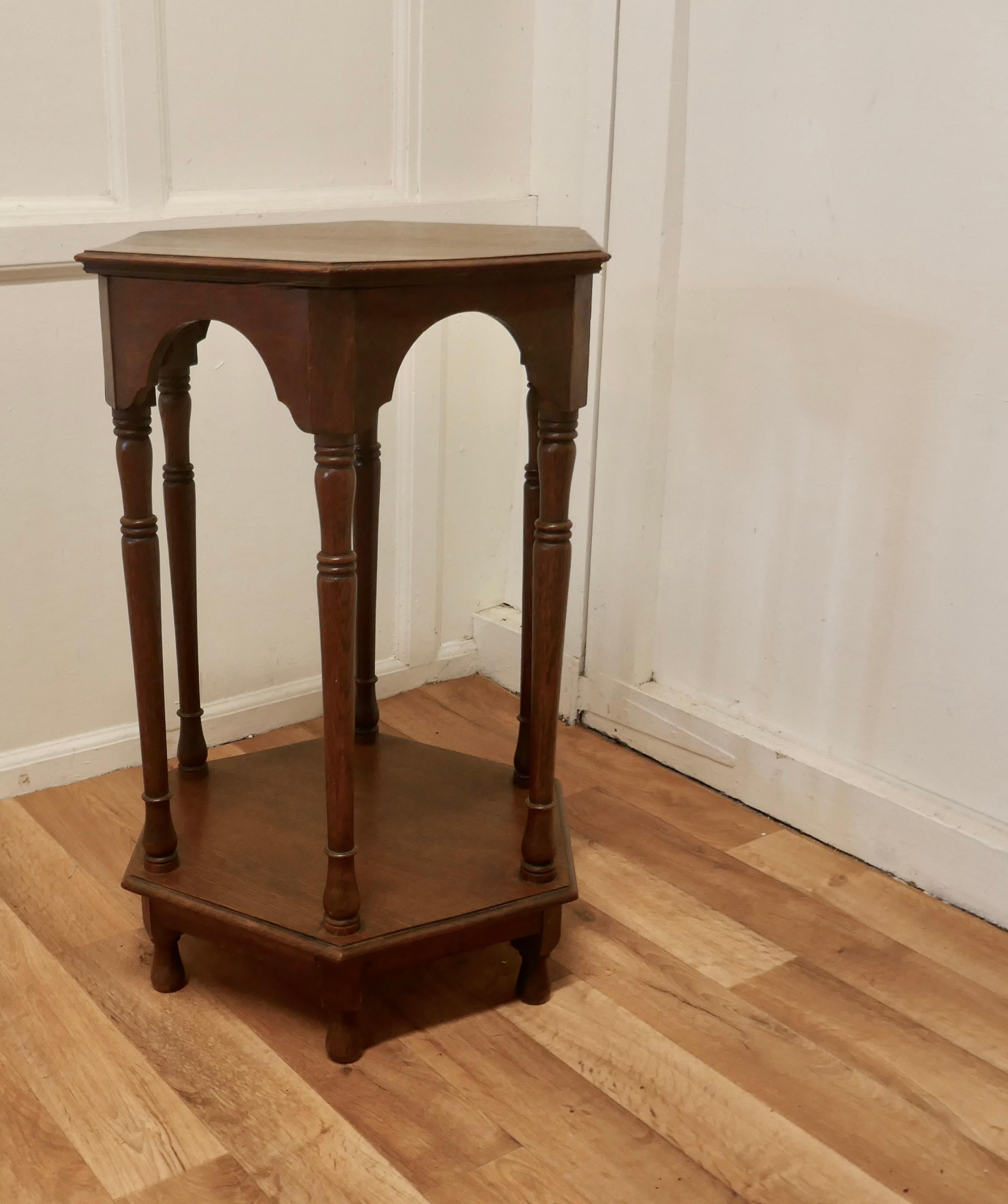 Arts and Crafts Arts & Crafts Golden Oak Occasional Table For Sale