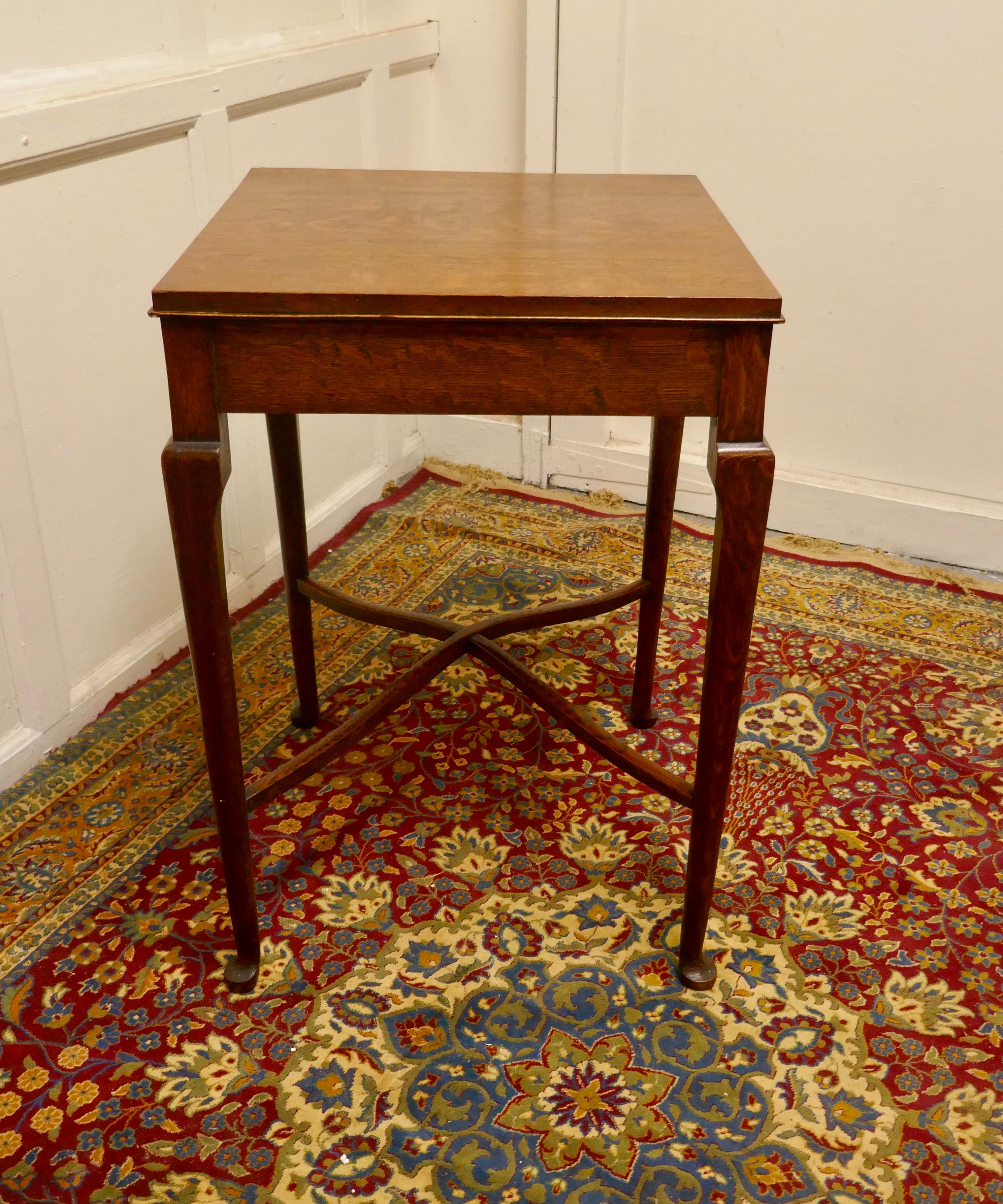 Arts and Crafts Arts & Crafts Golden Oak Table For Sale