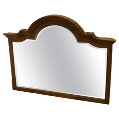 Arts and Crafts Golden Oak Wall Mirror