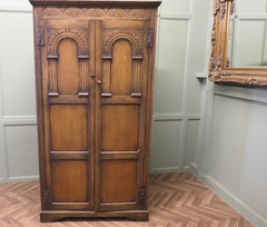 Arts and Crafts Hall Wardrobe in Oak  This is a good Style Arts and Crafts piece