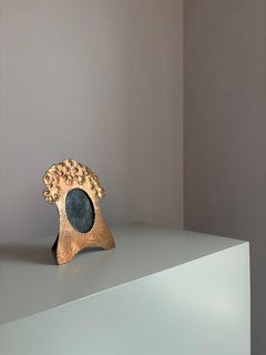 Arts and Crafts Hammered Copper Picture Frame, 1900s