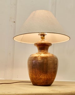 Arts and Crafts Hand Beaten Copper Lamp  This is a classic of its time