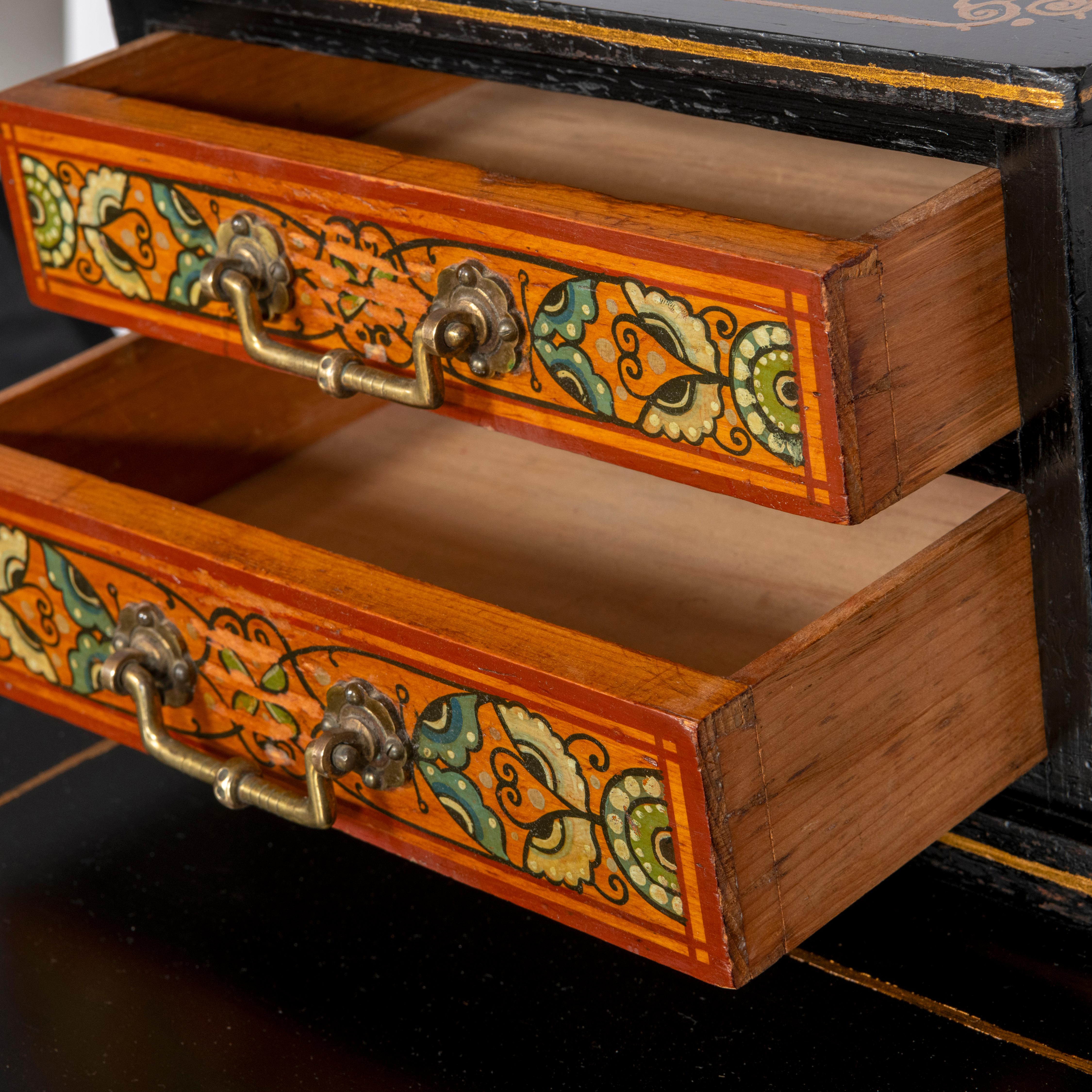 Ebanizzato Scrivania Arts and Crafts Heals, Inghilterra, 1890 circa in vendita