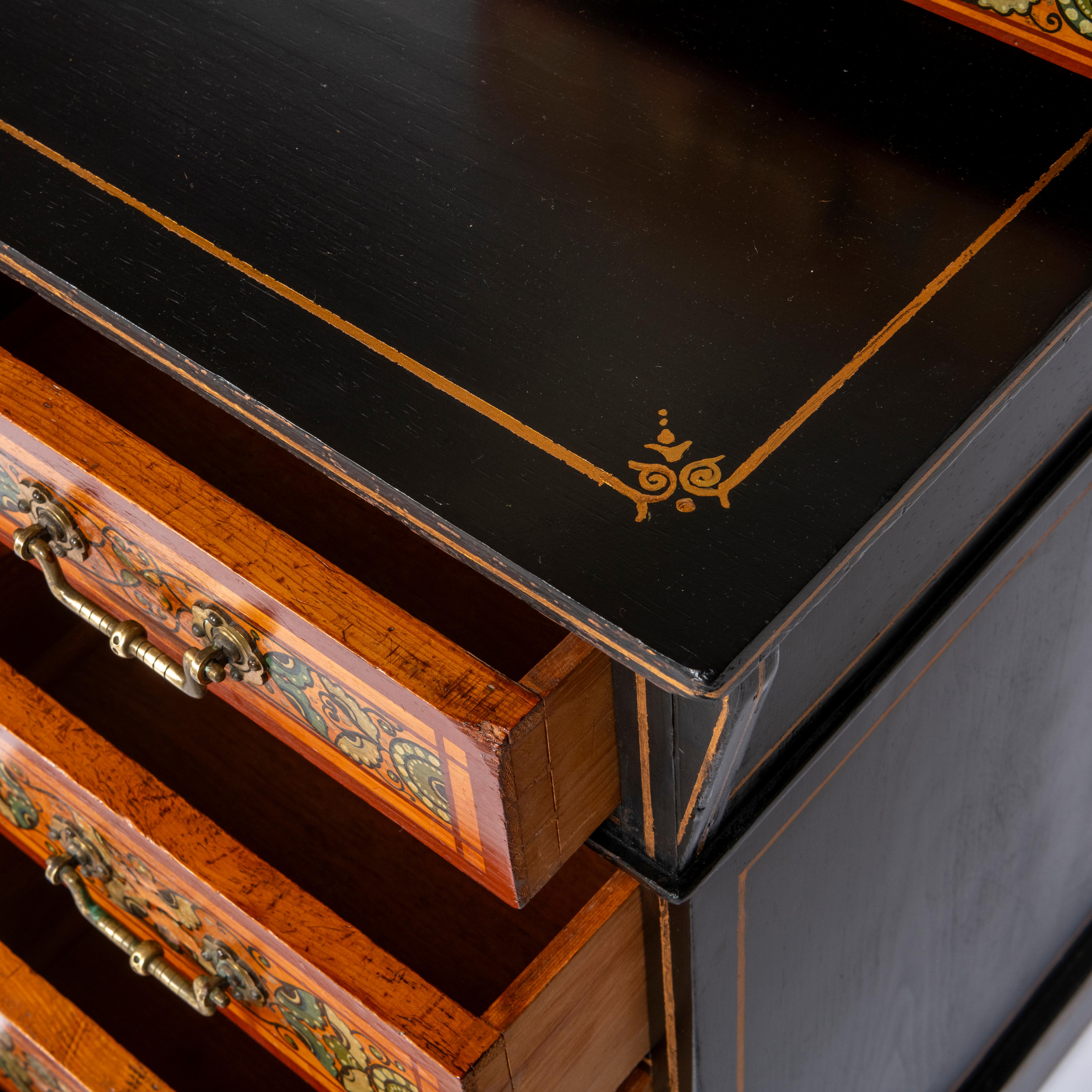 Fine XIX secolo Scrivania Arts and Crafts Heals, Inghilterra, 1890 circa in vendita