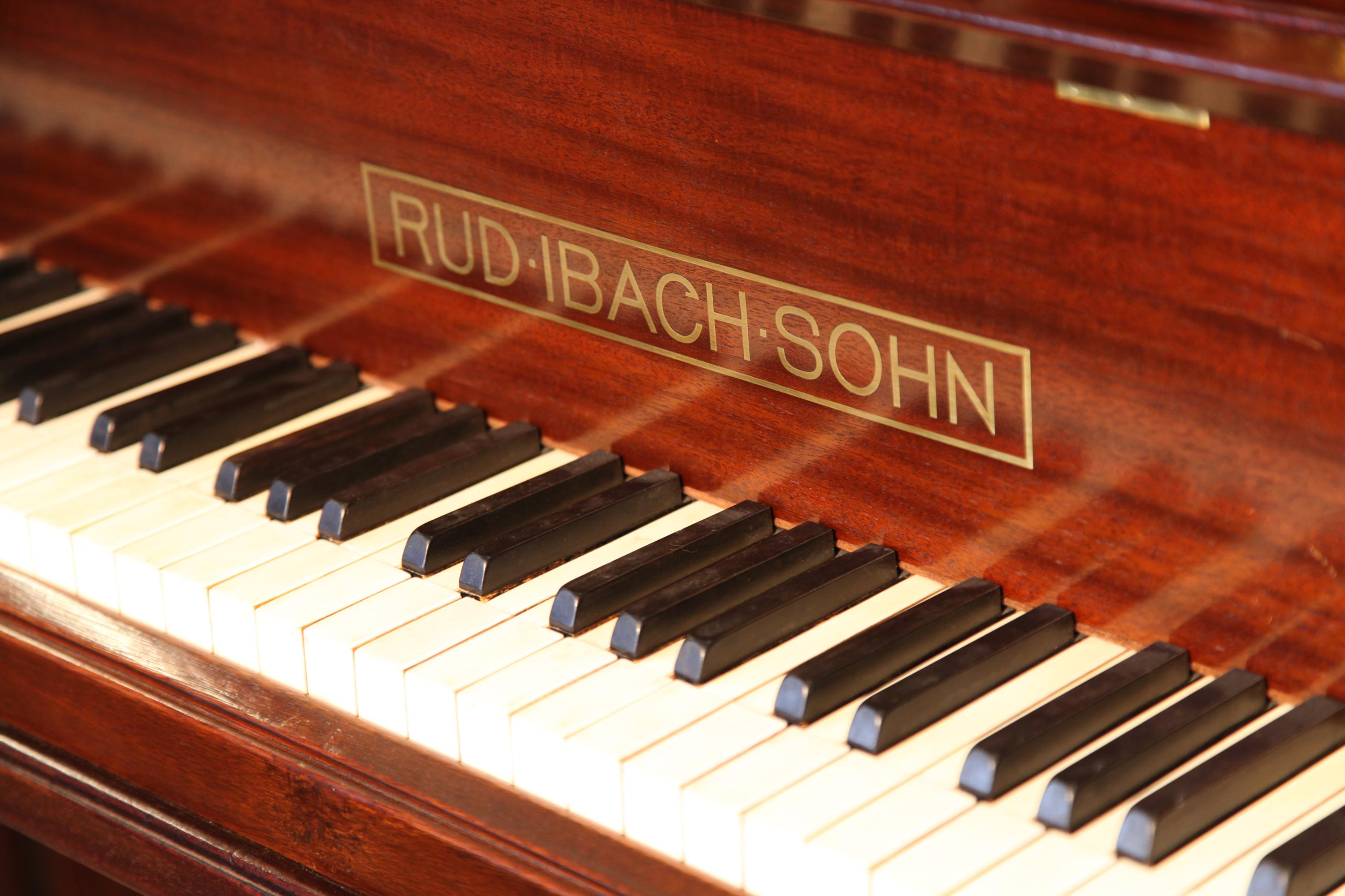 Arts and Crafts Ibach Grand Piano Mahogany Designed by Dutch Architect Cuypers For Sale 6