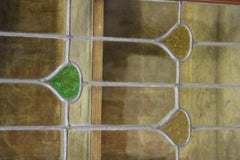 Arts & Crafts Inlaid Mahogany Display Cabinet