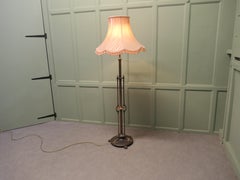 Arts and crafts Iron and Brass Telescopic Floor Lamp This is a stunning piece
