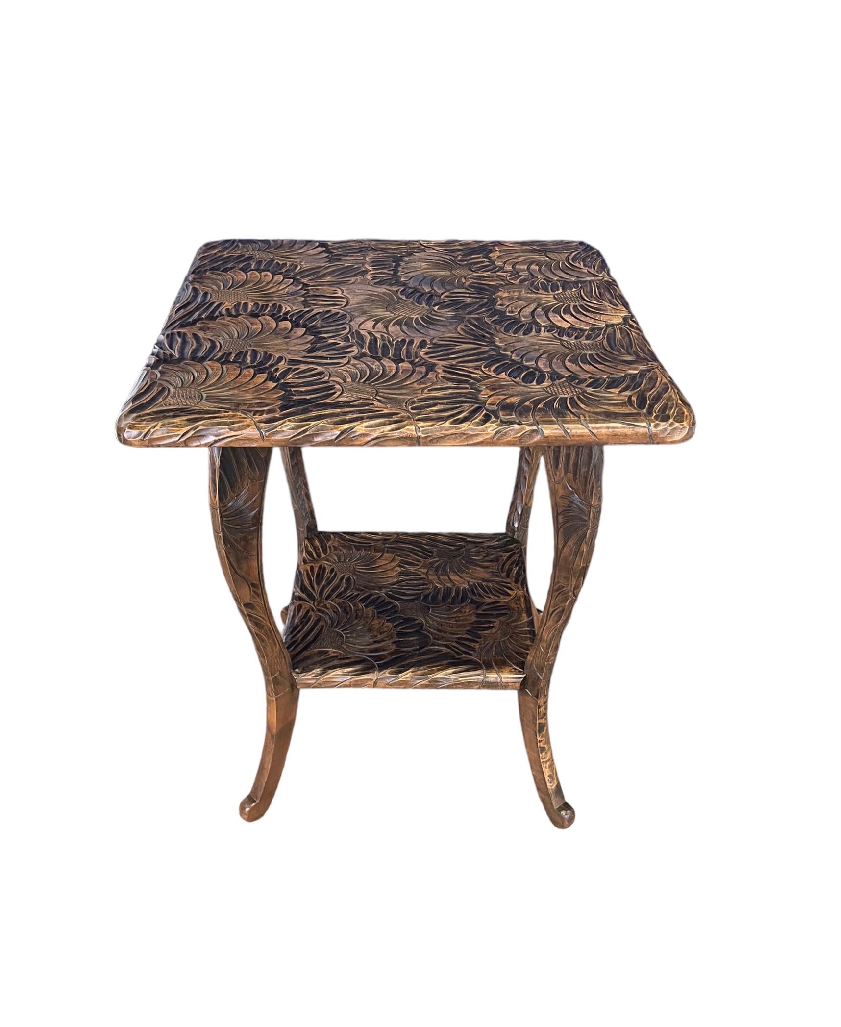 Early 20th Century Arts & Crafts Japanese Table retailed by Liberty and Co. For Sale