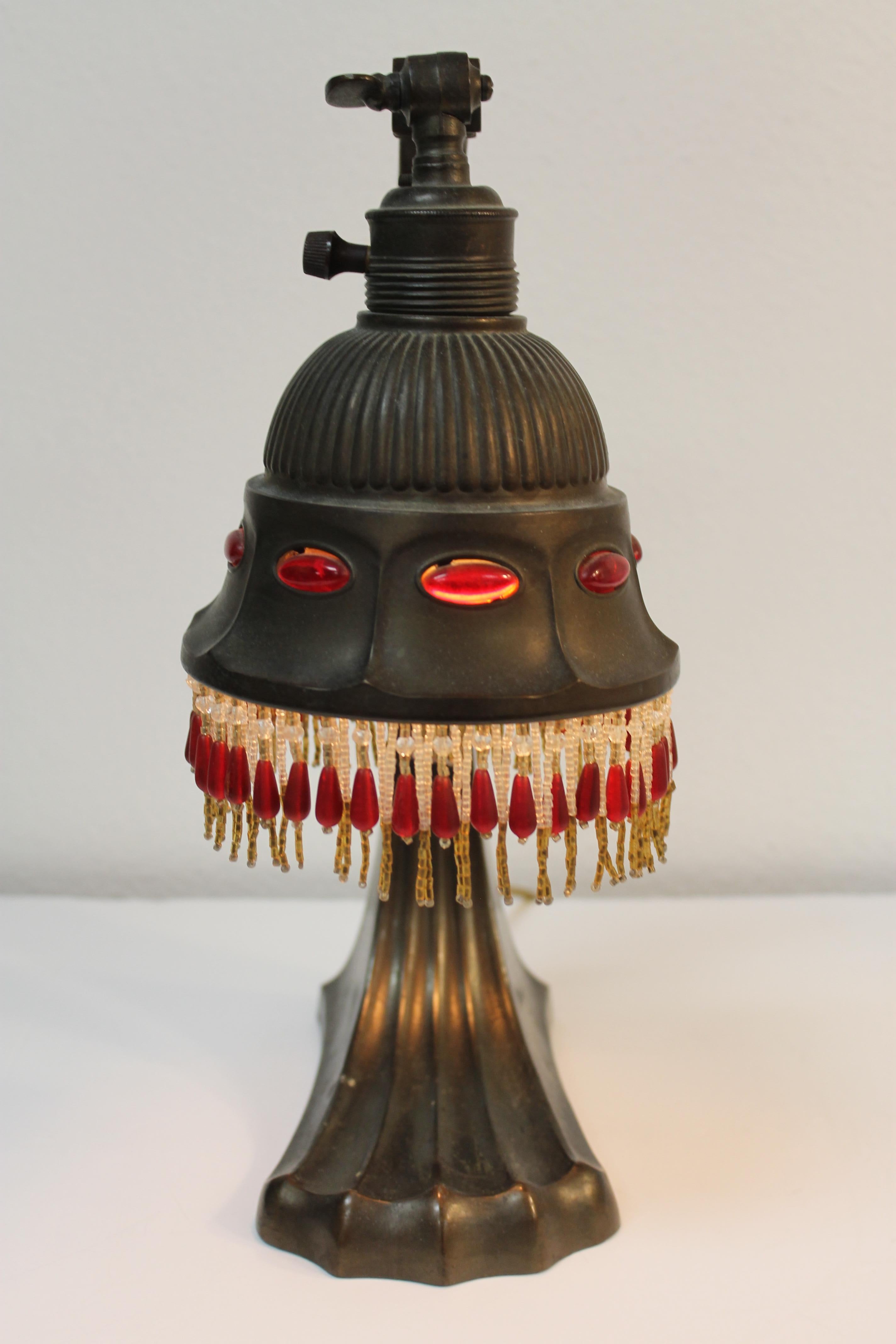 Arts and Crafts Arts & Crafts Jeweled Lamp