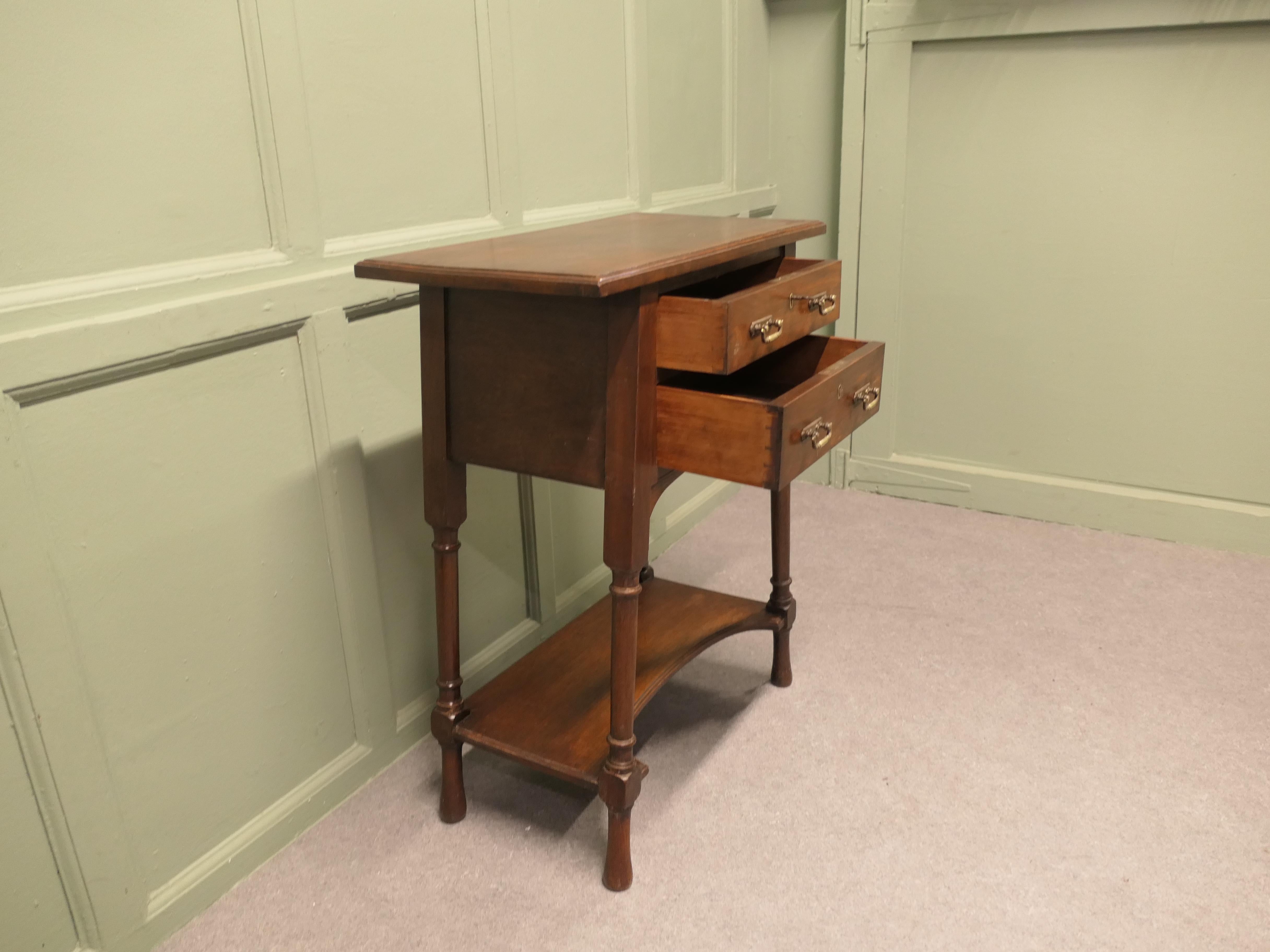 Early 20th Century Arts and Crafts Jeweller’s Side Table For Sale