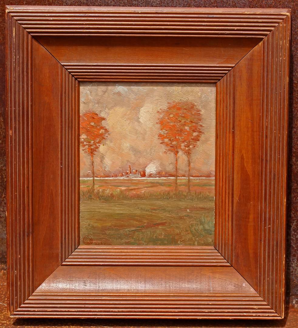 American Arts & Crafts Landscape Oil Painting