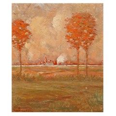 Arts & Crafts Landscape Oil Painting