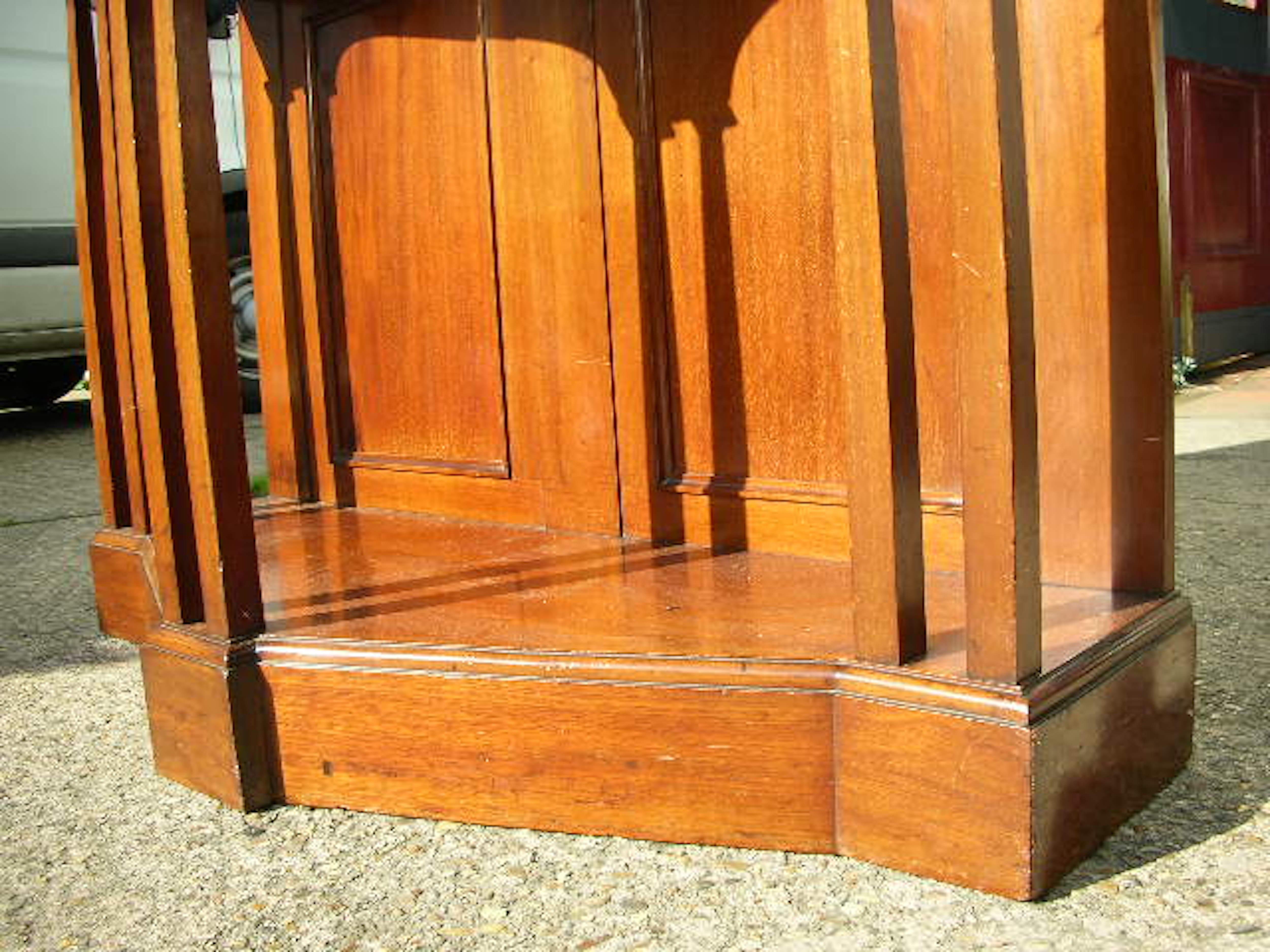 Arts and Crafts Mahogany Display Cabinet designed by G M Ellwood For Sale 7