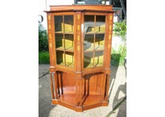 Arts and Crafts Mahogany Display Cabinet designed by G M Ellwood