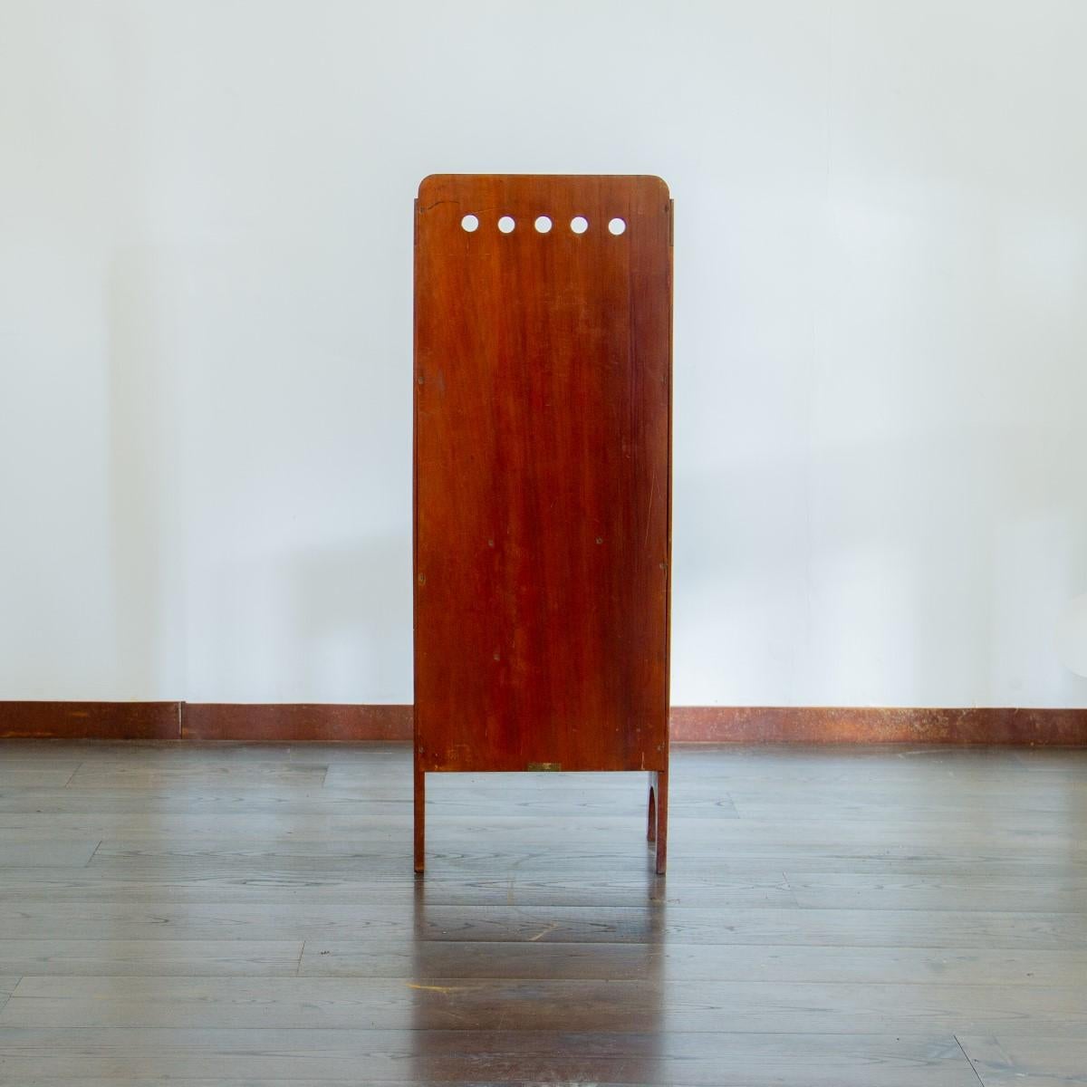 Arts & Crafts Mahogany Magazine Stand, circa 1910 In Good Condition In Donhead St Mary, Wiltshire