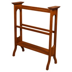 Arts and Crafts Mahogany Towel Rail