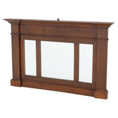 Arts and Crafts Mantel Mirror Oak 1900