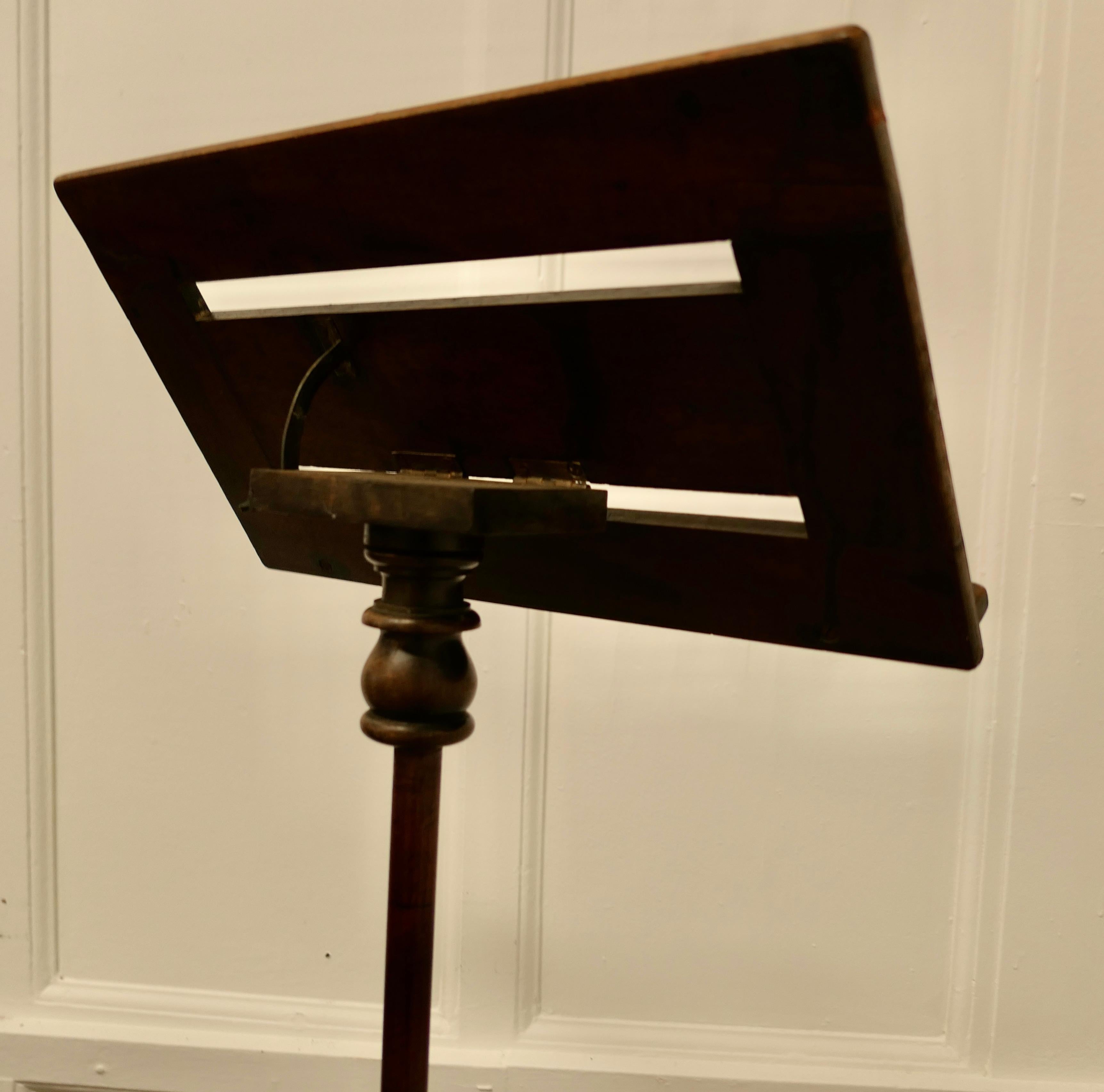 Fruitwood Arts and Crafts Menu Podium, Reading Stand