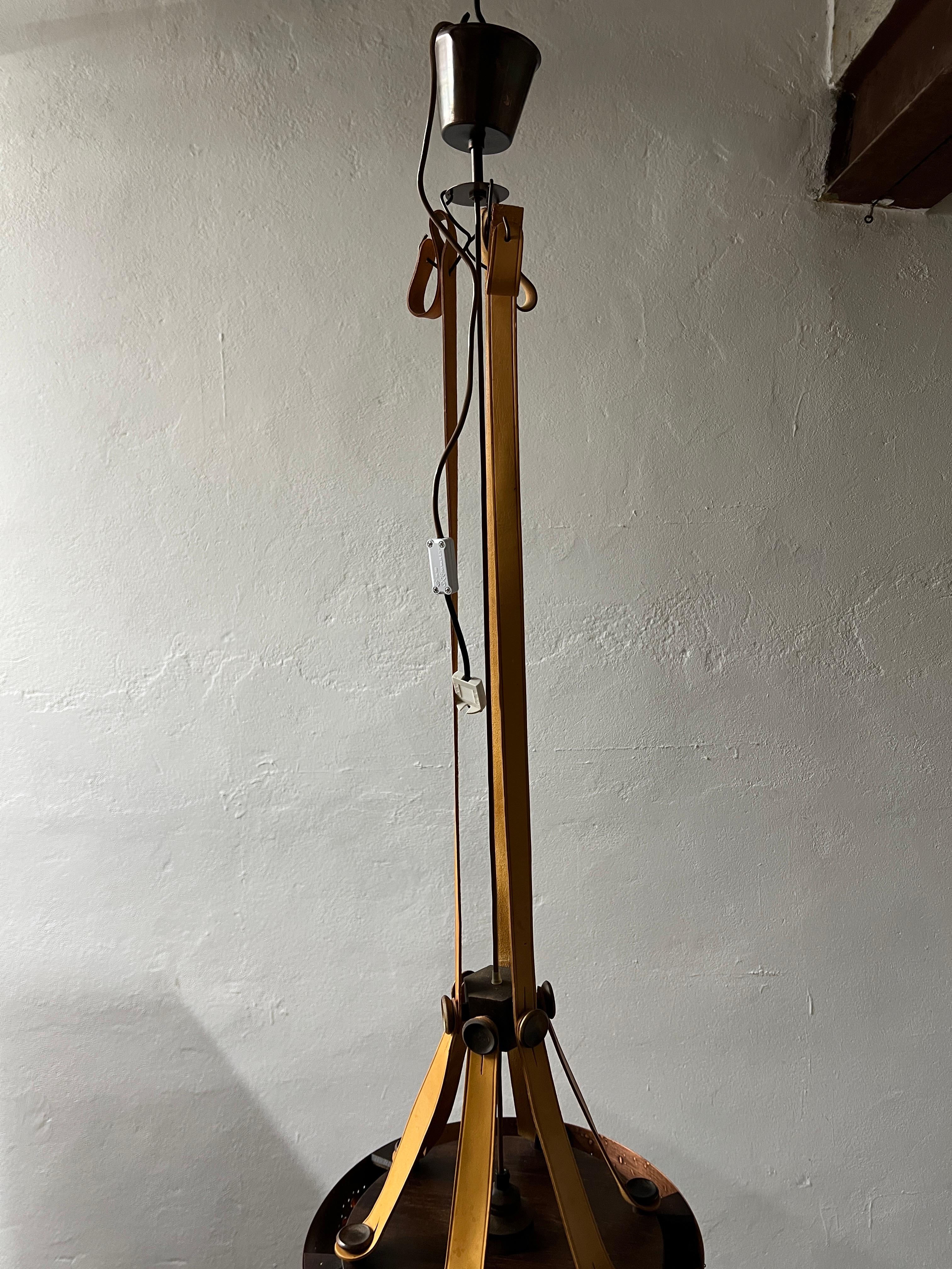 Arts and Crafts Metal Ceiling Lamp Sweden, 1920s For Sale 2