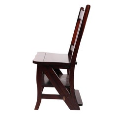 Arts and Crafts Metamorphic Library Chair Steps Ladder Moycor Art Design