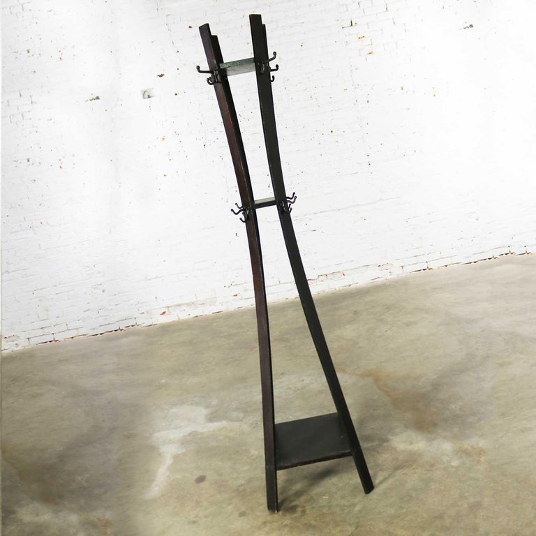 Arts and Crafts Mission Style Coat Tree at 1stDibs