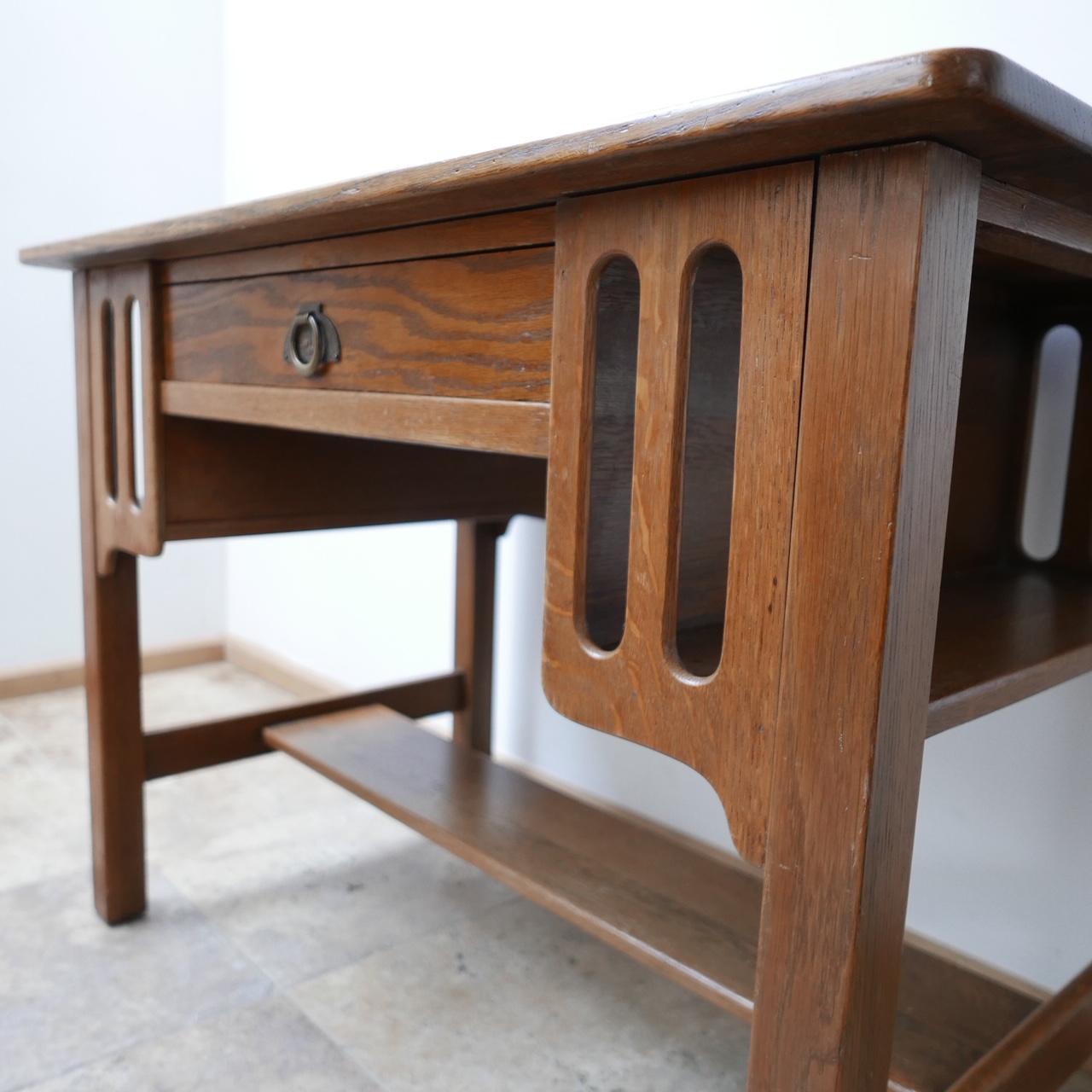 Arts & Crafts 'Mission' Style Desk In Good Condition In London, GB