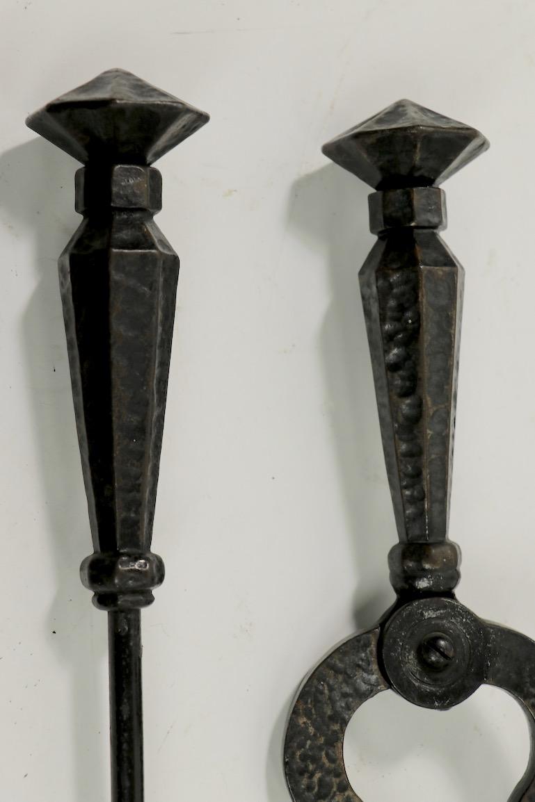 Arts & Crafts Mission Style Fireplace Tools 1